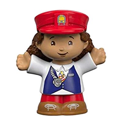 Fisher-Price Replacement Part Little People Friendly Passengers Train Playset FPM58 and DYP25 - Replacement Conductor Kathy Figure