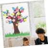 ERINGOGO Felt Story Board Set for Kids Flower Tree Decor Butterflies Preschool Wall Decoration for Classroom and Home Interactive Felt Activities for Toddlers view 3