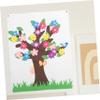 ERINGOGO Felt Story Board Set for Kids Flower Tree Decor Butterflies Preschool Wall Decoration for Classroom and Home Interactive Felt Activities for Toddlers view 4