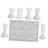 Angoily 1set Chess DIY Molds Molds for Chess Pieces for Family Game Nights DIY Projects view 1