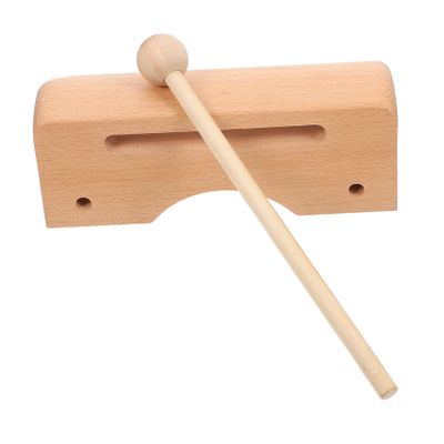 BESPORTBLE High and Low Tone Musical Plaything Musical for Rhythm Percussion Instrument Instrument Music Rhythm Block Musical Instrument Musical Wood