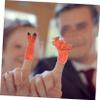 BESPORTBLE 1 Set Dinosaur Hand Puppet for Interactive Performance Gloves for Imagination and Coordination Development Dinosaur Present for Parties and Education view 3