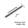 jnxwenu Carbon Fiber Chassis Reinforcing Plate for Tam-iya TT02 TT-02 1/10 RC Car Upgrade Parts Accessories view 4