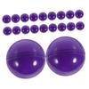 WEKAMOS 20pcs Colorful Bingo Plastic Hollow Raffle for Classroom Activities Group Games and Party Supplies Fun and Engaging Game Tokens view 1