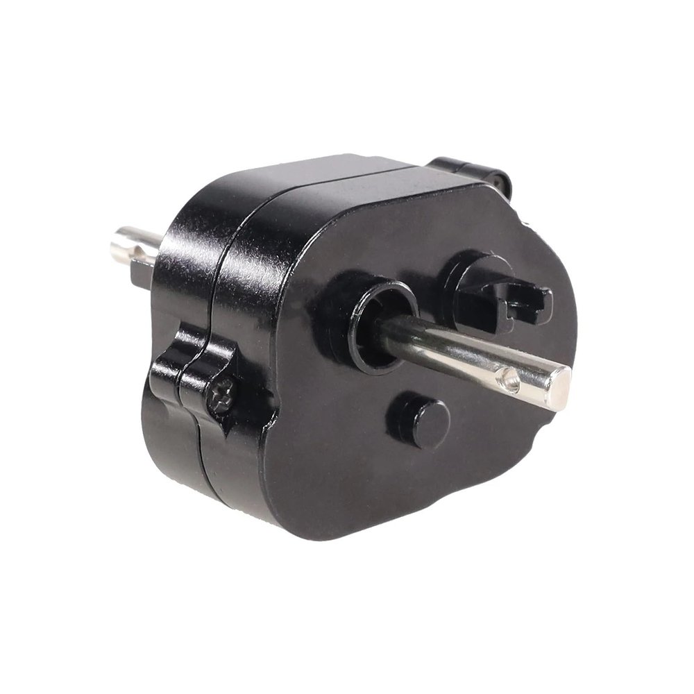 jnxwenu for MN 1/12 MN82 LC79 MN78 MN168 MN99sV2RC Car Metal Medium Wave Box Gear Cover Upgrade Gearbox Frame Medium Wave Box Assembly(Black)