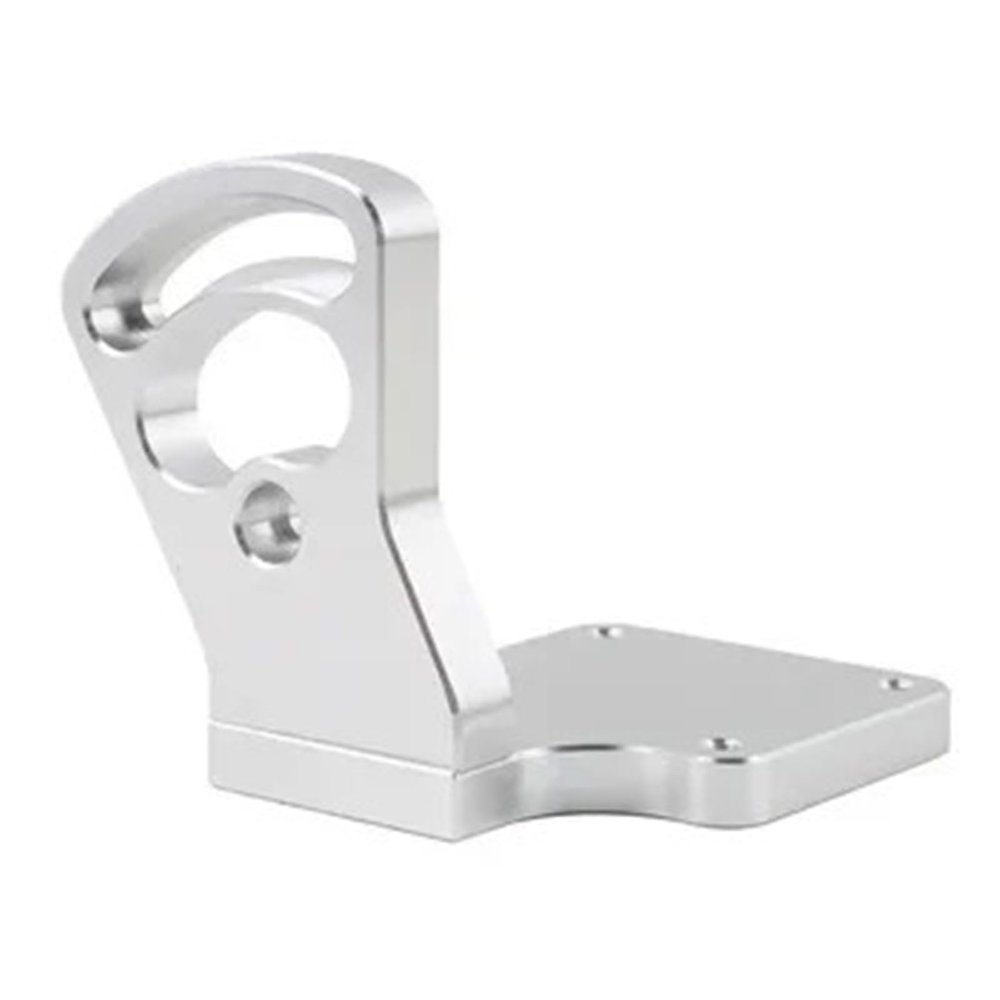 Brushless Conversion Motor Holder Motor Mount Bracket Seat for Tra-xxas for Re-vo 2.5/3.3 for E-Revo RC Car Upgrade Parts(Silver)