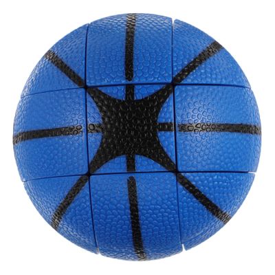 Milisten Creative Basketball Shape Puzzle Cube Fun Plaything Blue Plastic Design Challenge for All Ages for Indoor