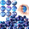 100 Pcs Galaxy Mini Stress Balls Bulk 2 Inches Foam Relief Stress Balls Squeeze Anxiety Fidget Sensory Toys for Outer Space Earth Party Favors Class Reward Carnival Gift view 1