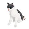 Alipis Lifelike Cat Model Toy for Boys and Girls Realistic Black and White Plastic Kitten Figurine Early Education Cognitive Plaything for Home Decor view 1
