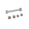 10PCS Metal Wheel Lock Collar Shaft Axle Bushing Landing Gear Stopper 1.6/2.1/2.6/3.1/4.1/5.1/6.1/8.1mm for RC Model Parts(Texture 10PCS 4.1mm) view 3