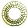 Ylwxzenith 4Pcs RC Tire Foam Insert, 3 Layers Hollow, Temperature Silicone, Enhances Grip and Stability for 1/10 RC Car 1.9 Inch Tire (OD Green) view 2