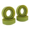 Ylwxzenith 4Pcs RC Tire Foam Insert, 3 Layers Hollow, Temperature Silicone, Enhances Grip and Stability for 1/10 RC Car 1.9 Inch Tire (OD Green) view 4