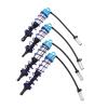 4PCS RC Set Oil Front Rear Damper Simulate Metal for 1/8 RC Car Crawler Upgrade Performance Install Quality Aluminum Alloy Material (Blue) view 4