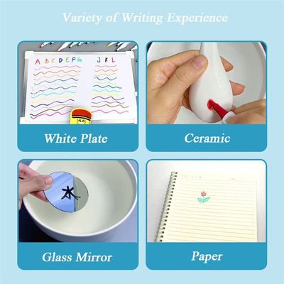 AFPSDLFJDLS Magical Water Painting Pen Colorful Floating Doodle Pen Whiteboard Marker Erasable Pen for Water Drawing12 Colors