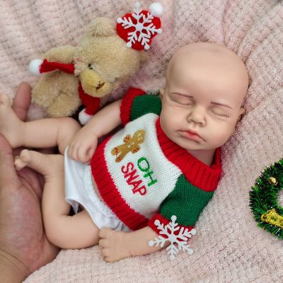 12-Inch Full Body Silicone Reborn Baby Doll  Realistic Newborn Girl with Hand-Painted Details, Ideal for Kids' Playtime, Collectors