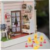 SKISUNO 10pcs Miniature Traffic Cones and Signs Early Learning Road Construction Props for DIY Table Scenes and Traffic Education view 3