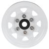 4 Pcs 1.55 Inch RC Wheel Hubs, Simulation, Zinc Alloy Material, Installation, Compatible with AX90069 Crawlers (White) view 2