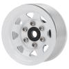 4 Pcs 1.55 Inch RC Wheel Hubs, Simulation, Zinc Alloy Material, Installation, Compatible with AX90069 Crawlers (White) view 3