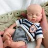 12-Inch Full Body Silicone Reborn Baby Doll  Realistic Newborn Twins with Hand-Painted Details, Ideal for Kids' Playtime, Collectors view 2