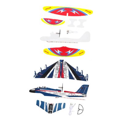 Yardwe USB Rechargeable LED Glider Airplane Toy for Boys and Girls 2-Piece Set Electric Hand-Throwing Foam Plane for Outdoor Fun and Play