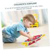 Yardwe USB Rechargeable LED Glider Airplane Toy for Boys and Girls 2-Piece Set Electric Hand-Throwing Foam Plane for Outdoor Fun and Play view 4