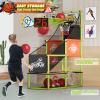 Arcade Basketball Game Set with Electronic Scoreboard&LED Light: Boy Toys Basketball Hoop Indoor Outdoor with 4 Balls & Air Pump Sports Carnival Games Christmas Birthday Gifts for Kids 3-12 Years Old view 2