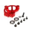 FLMLF CNC Metal Clutch Tripod Clutch Bell Mount for 1/5 HPI ROFUN BAHA KM Rovan Baja 5b 5t 5sc Rc Car Parts (Red) view 4