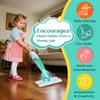 LSCLCIN Kids Spray Mop Toy Toddler Cleaning Set with Real Water Sprayer, Microfiber Mop Pads & Scraper Pretend Play Montessori Cleaning Toys Gift for Preschool Toddlers Kids Boys and Girls view 4