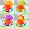 ALASOU Push and Go Animal Car Toys for 1 Year Old Boy Girl|Baby Toys 1 Year Old Boy Gifts for Toddlers 1-3|Vehicle Toy Set for Toddler Toys 1-2|1st Birthday Gift for Infant 6 9 12 18 Months view 2