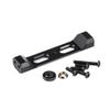 1/10 Scale Carbon Chassis with Molded Bed Sliders Compatible with AR44 AR45 Portal Axle Dual Servo Mount and Delrin Skid Plate(Front Body Mount) view 1