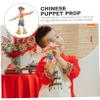BESPORTBLE Chinese Shadow Theater Set Handmade Traditional Puppets for Boys and Girls Educational Plaything for Kindergarten DIY Shadow Theater Kit Puppets and Accessories view 3