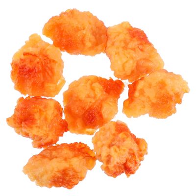 SUPVOX 8pcs Lifelike Chicken Popcorn Decor Simulation Food Model for Home Decoration for Photo Props Plaything Bakery Restaurant Display