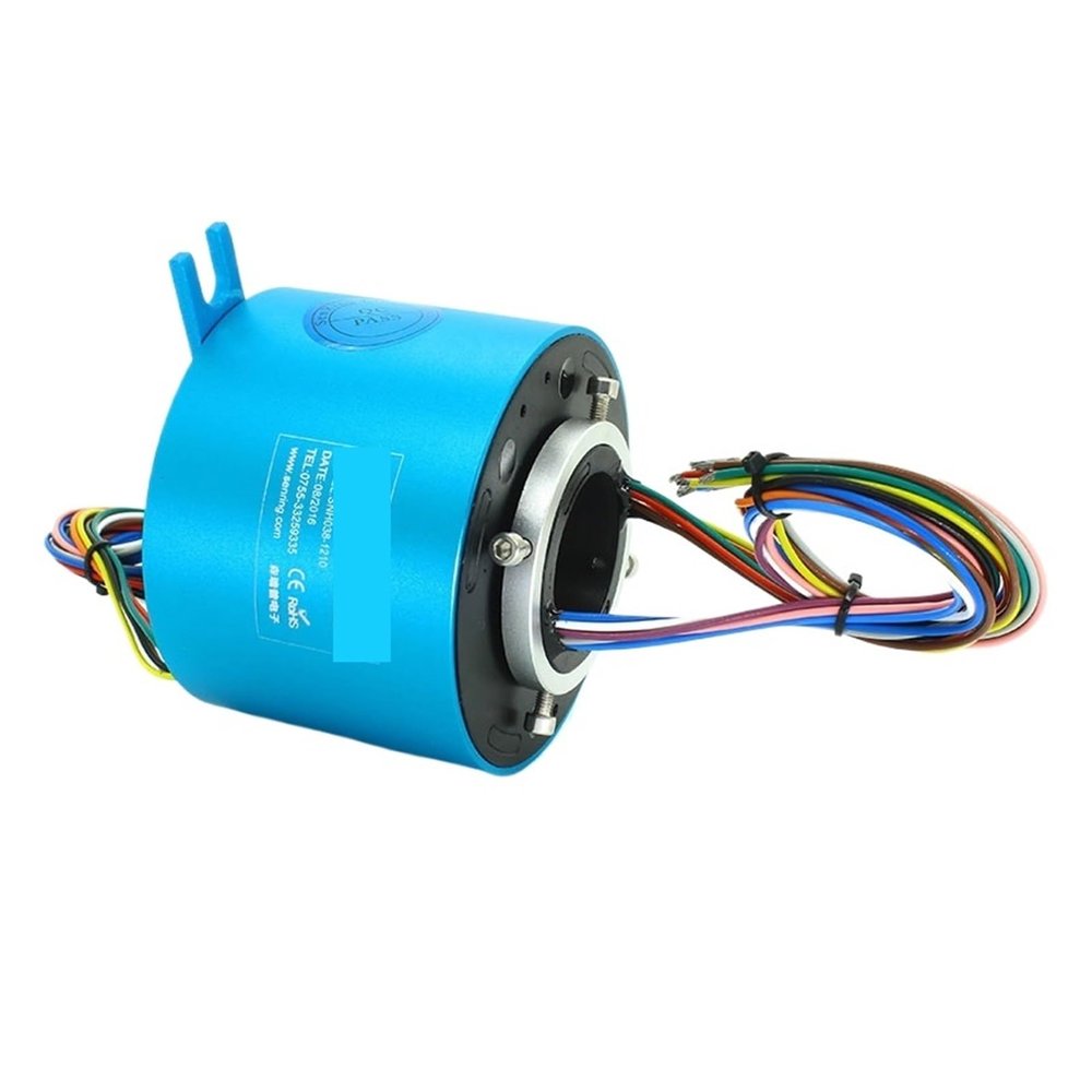 Crane Slip Rings 12 Wires 10A Bole Size 38.1mm OD 99mm 600RPM of Hallow Shaft Sliprings