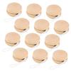 Abaodam 12pcs DIY Wooden Yo-yo Balls Boys and Girls Balls Unfinished Toy for Craft Projects view 1