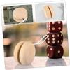 Abaodam 12pcs DIY Wooden Yo-yo Balls Boys and Girls Balls Unfinished Toy for Craft Projects view 2
