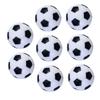 Abaodam 8pcs Plastic Tabletop Soccer Balls Replacement Footballs for Football Machine Accessories Diameter Black White view 1