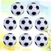 Abaodam 8pcs Plastic Tabletop Soccer Balls Replacement Footballs for Football Machine Accessories Diameter Black White view 2