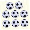 Abaodam 8pcs Plastic Tabletop Soccer Balls Replacement Footballs for Football Machine Accessories Diameter Black White view 3