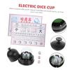Abaodam 1 Set Electric Dice Cup Professional Shaking Dice Holder for Entertainment Travel Friendly Design Compact and Lightweight with Cover for Game at Clubs Ktv Bars and Pubs view 2