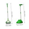 SOLUSTRE Cartoon Boys and Girls Broom and Dustpan Boy Girl Cleaning Tool Broom Long Handle Floor Cleaning Kit view 2