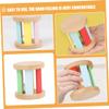 GALPADA Wooden Hand Rattle Roller for Boy Girl Montessori Early Education Musical Instrument Safe and Reusable Sensory Plaything for Newborns view 2