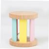 GALPADA Wooden Hand Rattle Roller for Boy Girl Montessori Early Education Musical Instrument Safe and Reusable Sensory Plaything for Newborns view 4
