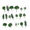100pcs Fake Model Trees Artificial Landscape Miniature Trees for Diorama Railroad Layout Style view 1