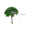 100pcs Fake Model Trees Artificial Landscape Miniature Trees for Diorama Railroad Layout Style view 2