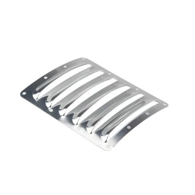 2 Pieces Aluminum Fairing Heat Sink Compatible RC Aircraft Model Cooling Parts Universal(Small Silver)