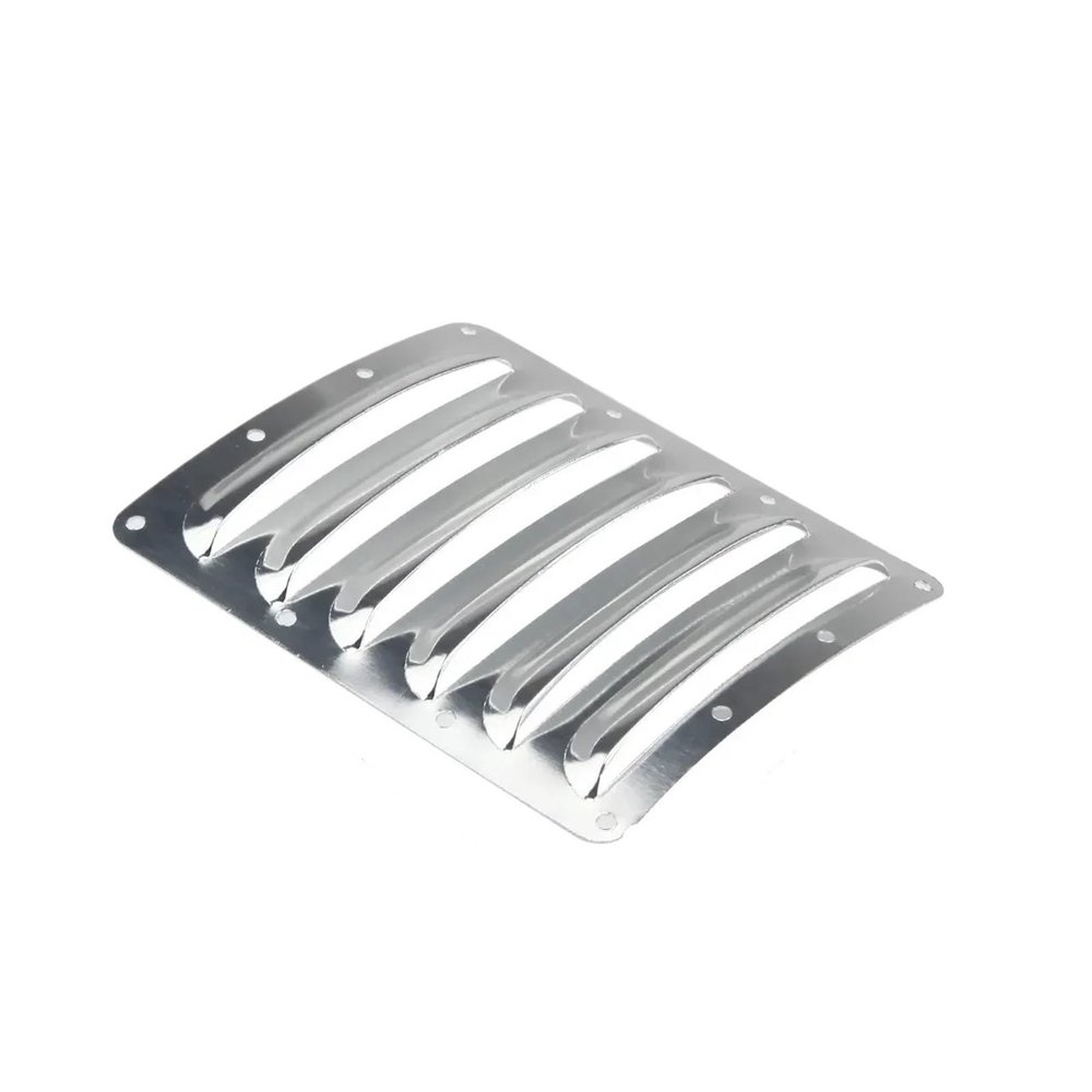 2 Pieces Aluminum Fairing Heat Sink Compatible RC Aircraft Model Cooling Parts Universal(Small Silver)