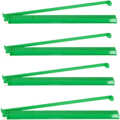(4PCS) Rainbow Mahjong Rack and Pusher Combo,Unisex, 4 Count, Multicolor, Plastic, No Assembly Required (Black) (Green)