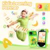 Kids Phone for Girl Toys, Christmas Birthday Gifts for Age 3-10 Year Old Girls Boys Toys, Kids Toddler Smart Phone, Detective Educational Learning Toys with 2.8" Touchscreen, Music Video Game (Green) view 4