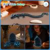 3D Printed Glowing Dragon Egg  Articulated Fantasy Dragon Figurine, Glow in The Dark Collectible, 3D Printed Dragon Egg Gift for Fans & Collectors (Midnight Obsidian) view 4