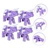 Abaodam 4pcs Decorative Wind Up Cattle for Funny Clockwork Animal Playthings Safe Design Great Present for Remind Adults of Happy Childhood view 4